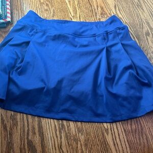 Blue tennis skirt